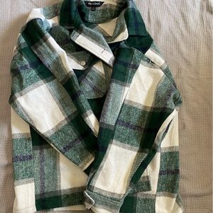 Davi & Dani 1XL button up Flannel Jacket